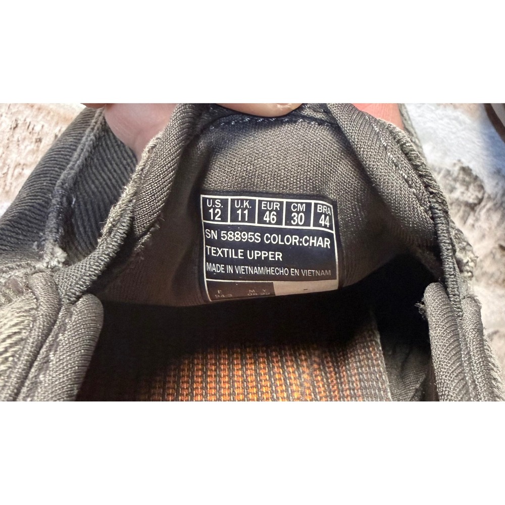 Skechers Relaxed Fit Air-Cooled Memory Foam Charcoal Gray Loafers Mens 12 - Picture 4 of 5